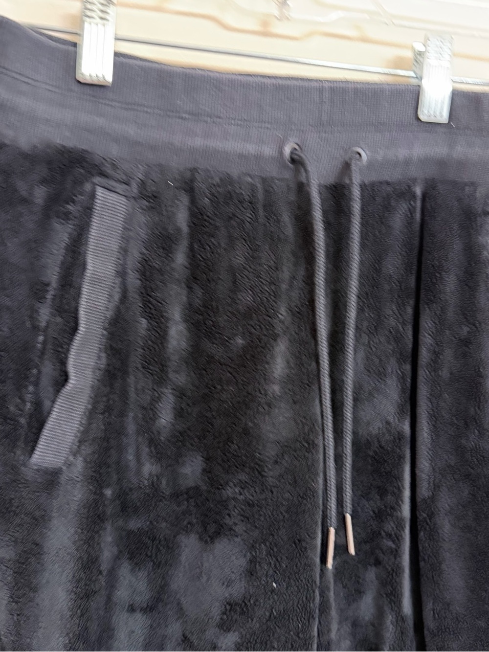 Athleta Black Plush Jogger Pants - Picture 2 of 4